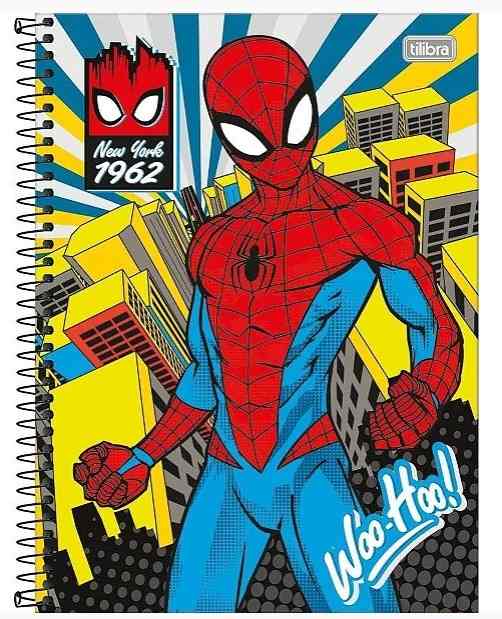 CADERNO 10X1 SPIDER MAN